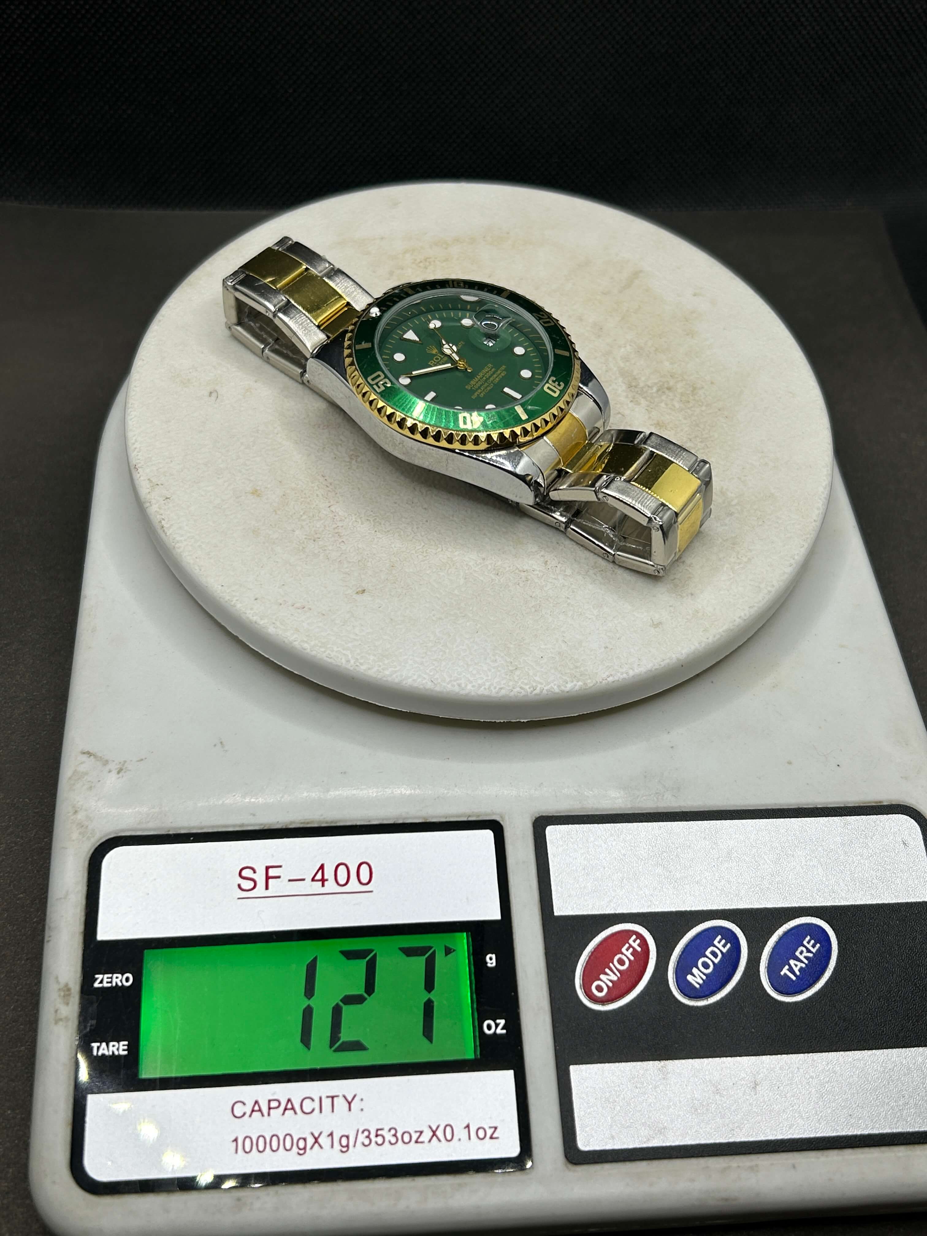 Rolex Submariner Green Dial Two-Tone With Rotating Bezel