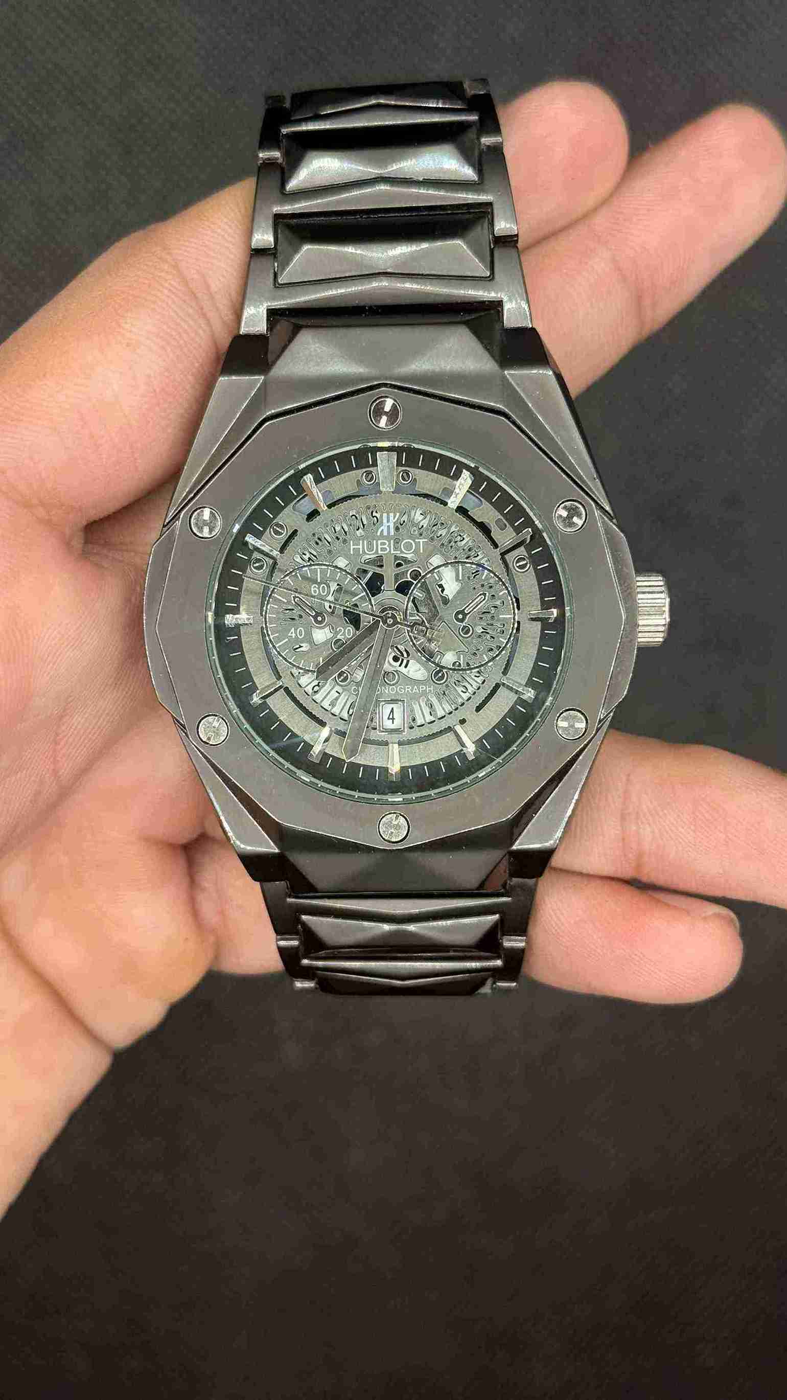 Hublot Diamond Cut All Black